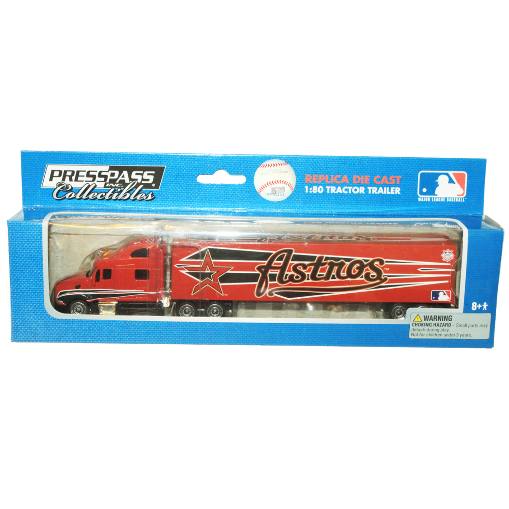 Vintage Logo Houston Astros MLB Baseball - 1:80 Diecast Truck Toy Vehicle 2009